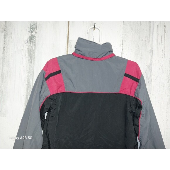 Boys 3T Roots Jacket Hideable Hood Gray Red - Picture 8 of 8